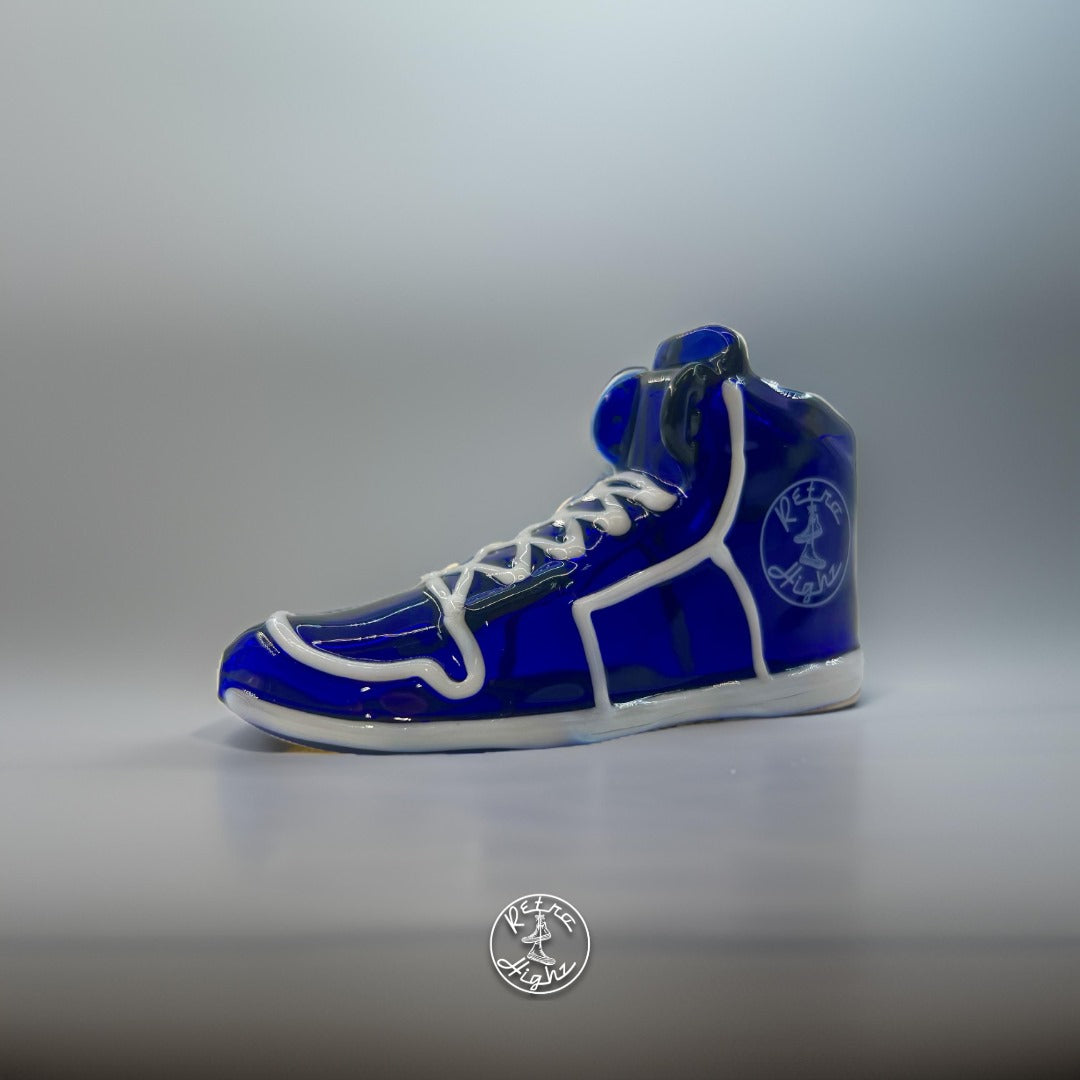 RETRO HIGHZ 4" HAND-PIPE - ROYAL BLUE & WHITE